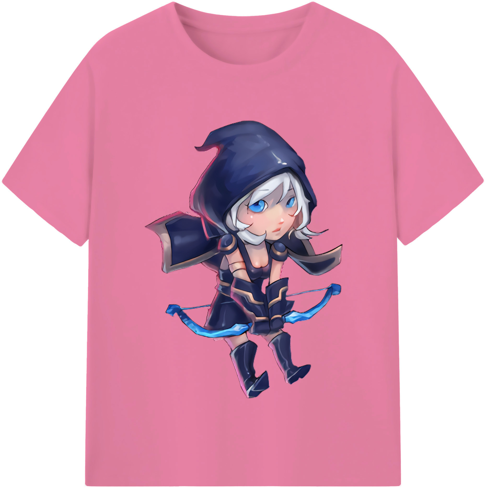リーグ・オブ・レジェンド League of Legends LOL 綿100％半袖Tシャツ（フロントプリント）